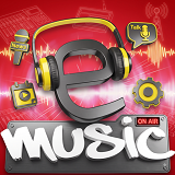 logo ραδιοφωνικού σταθμού eMusic Site