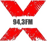logo ραδιοφωνικού σταθμού X FM
