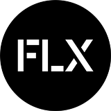 logo ραδιοφωνικού σταθμού FLX Radio