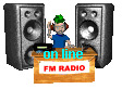 logo ραδιοφωνικού σταθμού OnlineFM