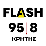 logo ραδιοφωνικού σταθμού FLASH Κρήτης