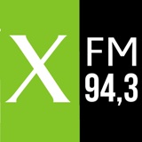 logo ραδιοφωνικού σταθμού X FM