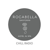 logo ραδιοφωνικού σταθμού Rocabella Santorini Chill