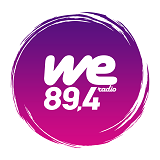 logo ραδιοφωνικού σταθμού We Radio