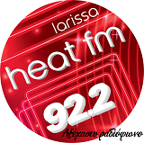 logo ραδιοφωνικού σταθμού Heat FM Larissa