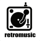 logo ραδιοφωνικού σταθμού Retro Music Radio