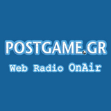 logo ραδιοφωνικού σταθμού Postgame Web Radio