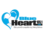 logo ραδιοφωνικού σταθμού Blue Ηeart