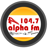 logo ραδιοφωνικού σταθμού Alpha FM