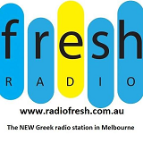 logo ραδιοφωνικού σταθμού Fresh Radio