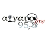 logo ραδιοφωνικού σταθμού Αιγαίο Live