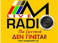 logo ραδιοφωνικού σταθμού Μέγαρα live