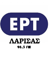 logo ραδιοφωνικού σταθμού ΕΡΤ Λάρισας
