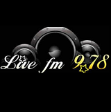 logo ραδιοφωνικού σταθμού Live FM Radio