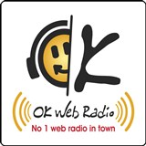 logo ραδιοφωνικού σταθμού OK Web Radio