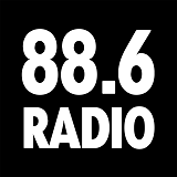 logo ραδιοφωνικού σταθμού 88.6 Radio