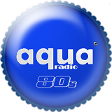 logo ραδιοφωνικού σταθμού Aqua Radio The 80s