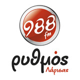 logo ραδιοφωνικού σταθμού Ρυθμός FM