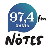 logo ραδιοφωνικού σταθμού Νότες