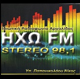 logo ραδιοφωνικού σταθμού Ηχώ FM