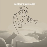 logo ραδιοφωνικού σταθμού Santorini Jazz Radio
