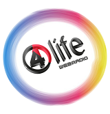 logo ραδιοφωνικού σταθμού 4Life Radio || International Channel