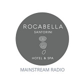 logo ραδιοφωνικού σταθμού Rocabella Santorini Mainstream