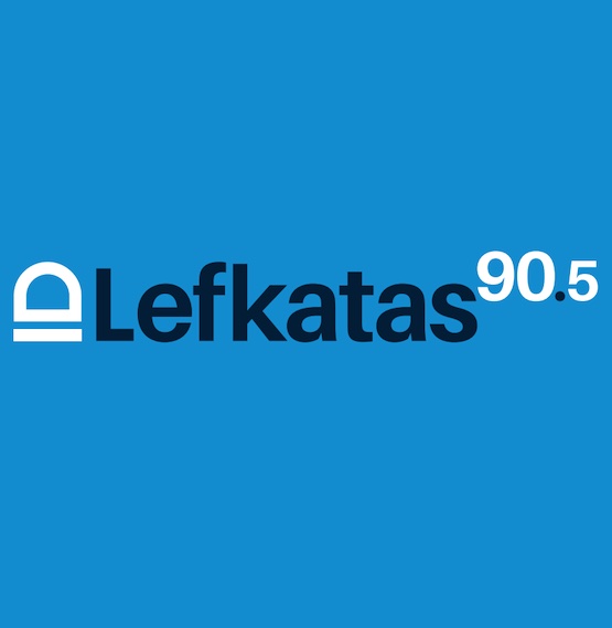 logo ραδιοφωνικού σταθμού Lefkatas