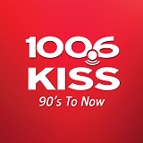 logo ραδιοφωνικού σταθμού 100.6 Kiss FM