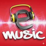 logo ραδιοφωνικού σταθμού eMusic Site