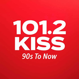 logo ραδιοφωνικού σταθμού Kiss Fm 101,2 Chalkida